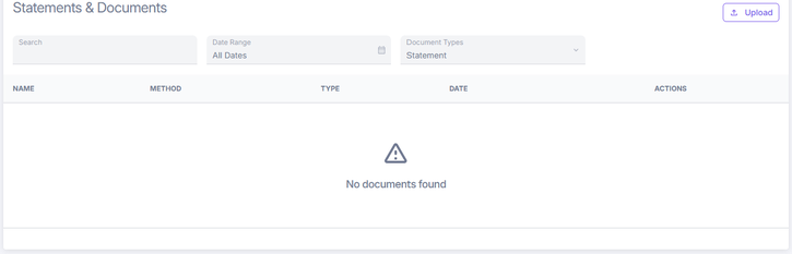 Statements and Documents page